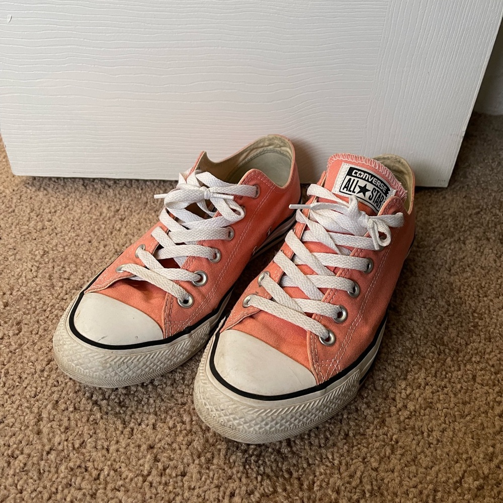 Womens Pink Low Top Converse